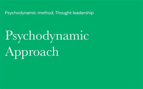 Image result for The Pshycodinamic Approach Key Concept