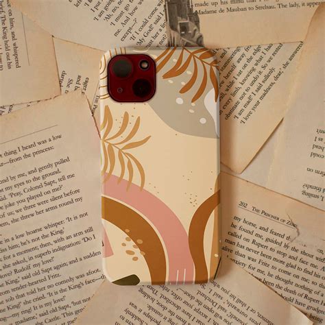 Brown Abstract Art Mobile Case | Designer Phone Cover – Still Accessories