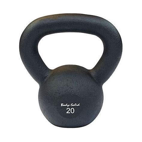 Body-Solid Powder Coat Iron Kettlebells and Sets, from 5 to 100 lb. 20 ...
