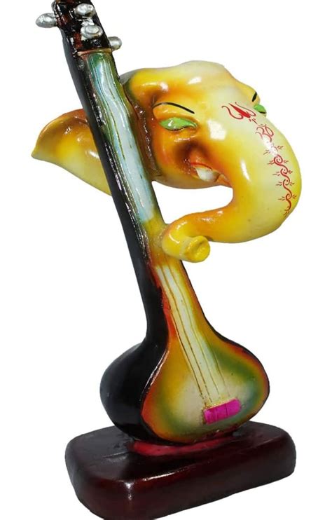 Buy Lord Ganesha/Ganesh ji/Ganpati ji with Guitar God Idol/Statue ...