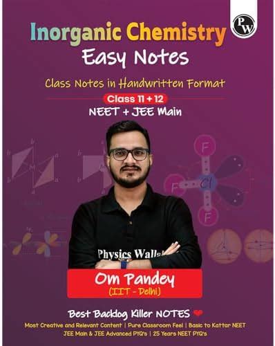 Buy PW NEET Easy Handwritten Notes Inorganic Chemistry For NEET & JEE ...
