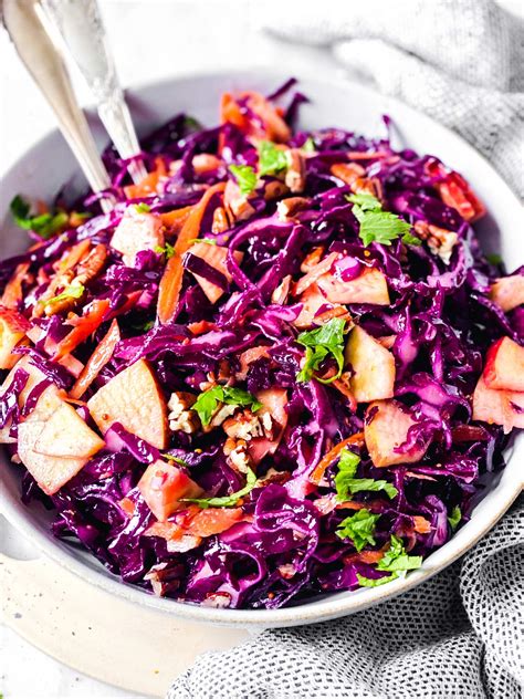 Red Cabbage Salad Recipe - The Wholesome Recipe Box