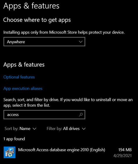 Image result for How to Install Access Database Engine