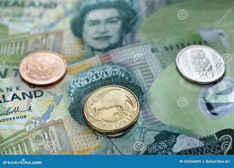 New Zealand Currency Dollar Notes and Coins Money Editorial Image ...