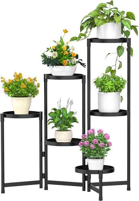 Amazon.com: INGIORDAR Plant Stand Indoor 6 Tier 9 Potted Multiple ...