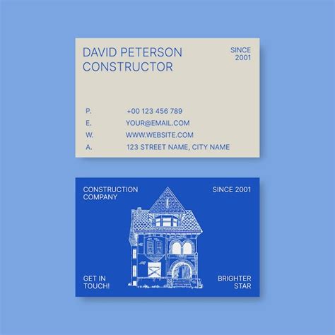 Best Construction Business Card Design 的图像结果