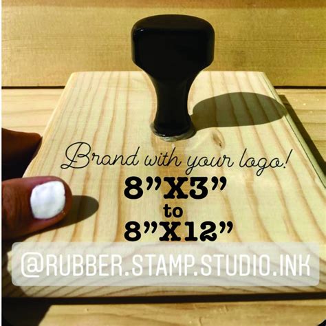 Larges Custom Rubber Stamps Made to Order. Sizes, 8x3, 8x4, 8x5, 8x6 ...
