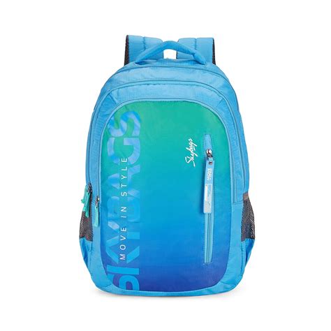 Buy Skybags Riddle Gradient Blue 46 Cms Casual Backpack with Raincover ...