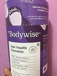 Be Bodywise Biotin Hair Gummies | For Stronger, Shinier Hair & Nails ...