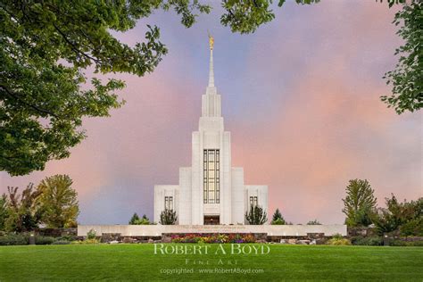 Twin Falls Temple - A House of Peace. Robert A. Boyd Fine Art and LDS ...