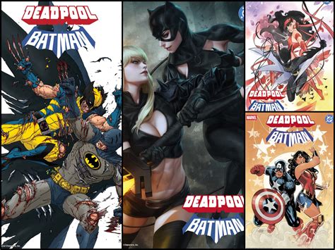 'Deadpool/Batman'#1 crossover reveals wild new Marvel/DC matchup covers ...