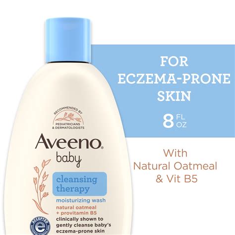 Aveeno Infant Baby Cleansing Therapy Moisturizing Bath Body Wash ...