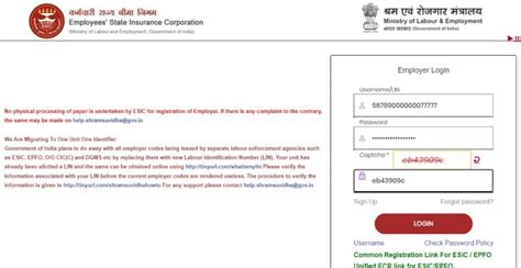 ESIC Employer Code Search 的图像结果
