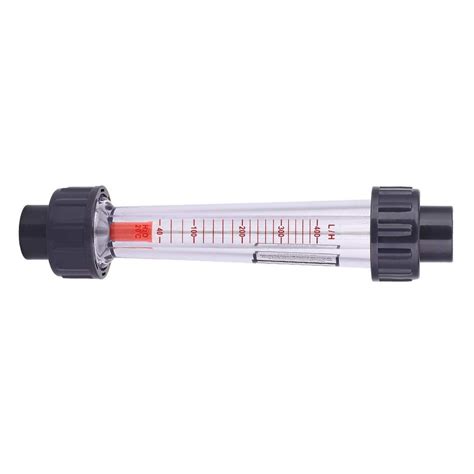 Flow Meter Gauge, Flowmeter Plastic Glass for Measure Acid for Neutral ...