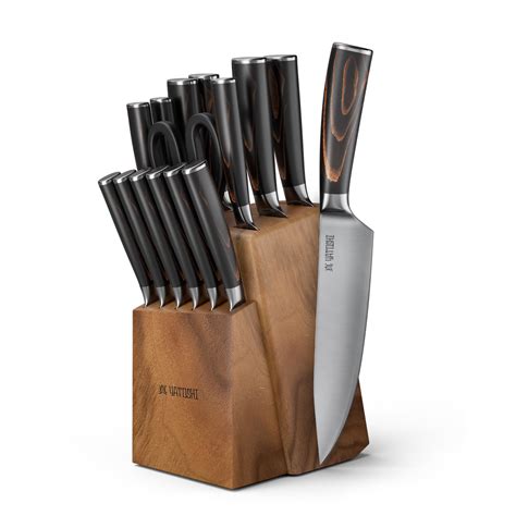 Professional Kitchen Knife Block Set