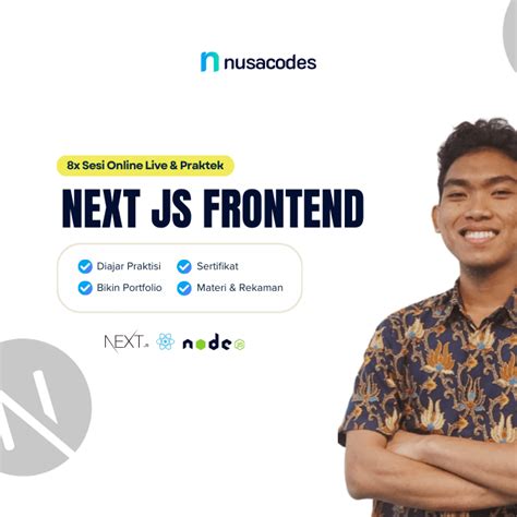Training Online NEXT JS Frontend - Nusacodes