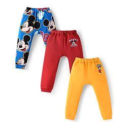 Babyhug Disney Interlock Knit Diaper Leggings with The Mickey Mouse ...