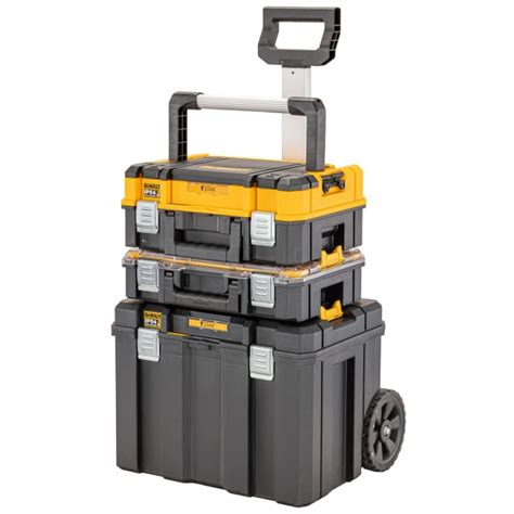 DWST83411-1 DeWALT | DeWALT 3 Drawer Plastic Tool Box Wheeled 708 mm ...