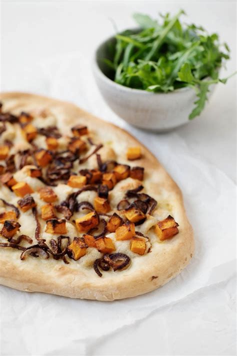 Butternut Red Onion Pizza | A Vibrant Plant Based Pizza for Fall