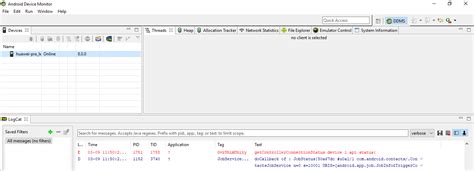 Android Device Monitor 的图像结果