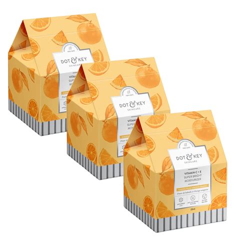Dot & Key Skincare Vitamin C+E Super Bright Moisturizer 25ml Pack of 3 ...