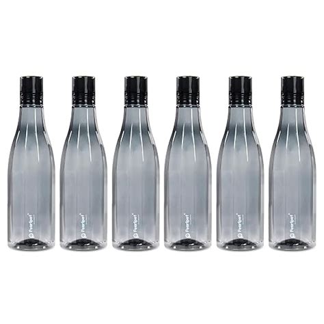 PEARLPET Azzure BPA-free Plastic Water Bottle Set of 6 Pcs, Each 1000ml ...