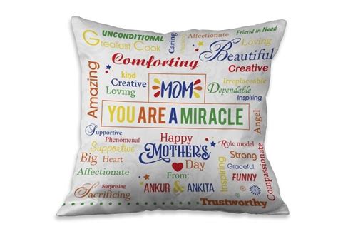 Personalized cushion for Mother | Bengaluru, Chennai, Delhi, Mumbai
