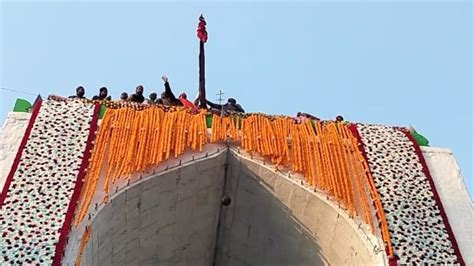 अजमेर: ख्वाजा गरीब नवाज के 813वें उर्स का आगाज, बुलंद दरवाजे पर चढ़ा ...