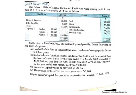 Retirement of Partners and New Ratio Calculations (ACCT 101) - Studocu