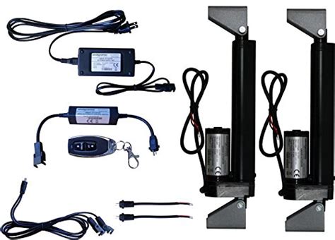 Buy WindyNation (2pcs) 12 Volt, 225 lbs Linear Actuators + AC to 12 VDC ...