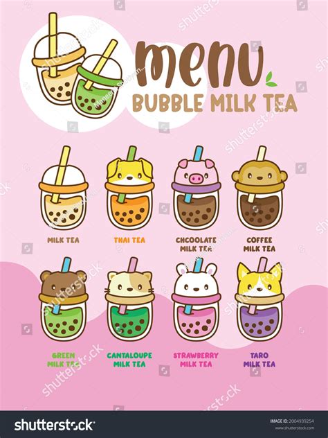 Boba Tea Menu