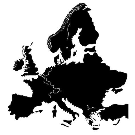 Europe Silhouette 的图像结果