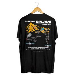 Jual Infinide T-Shirt Original JALUR PENDAKIAN GUNUNG RINJANI Kaos ...
