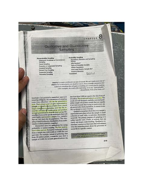 Qualitative and quantitative sampling - Political Theory - Studocu