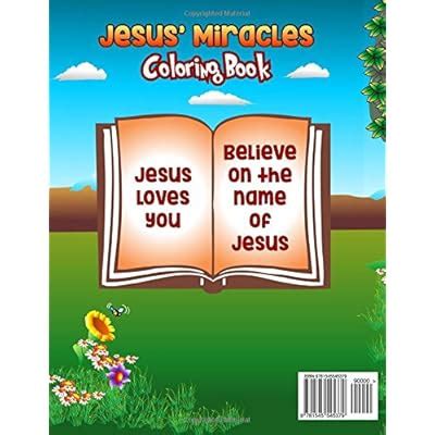 Jesus' Miracles Coloring Book Full Size: Full Size India | Ubuy