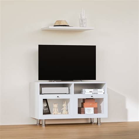 Buy Soho Small TV Unit with Open Shelf - White from Home Centre at just ...