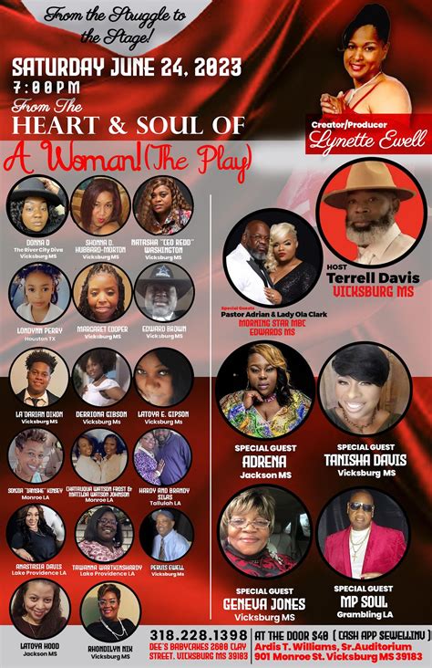 From the Heart and Soul of a Woman, Vicksburg Auditorium, 24 June 2023 ...
