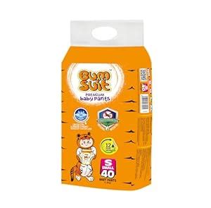 Buy Bumsuit Baby Pants Diapers, Small (S), 40 Count | 4–8 kg | Soft ...