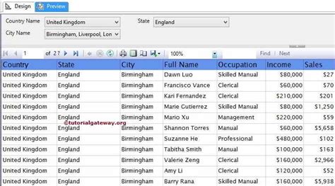 Image result for SSRS Example Add Parameters