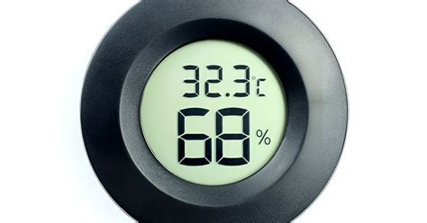 TPM-40 Temperature and Humidity Meter with Round Panel Mount LCD ...