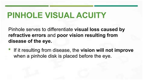 Image result for Pinhole Visual Acuity Test