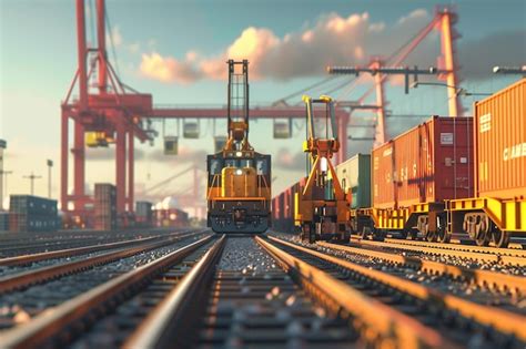 Image result for Loading a Cargo Train