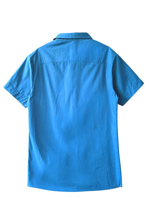 dash and dot - Half Sleeve Pintuck Bib Shirt