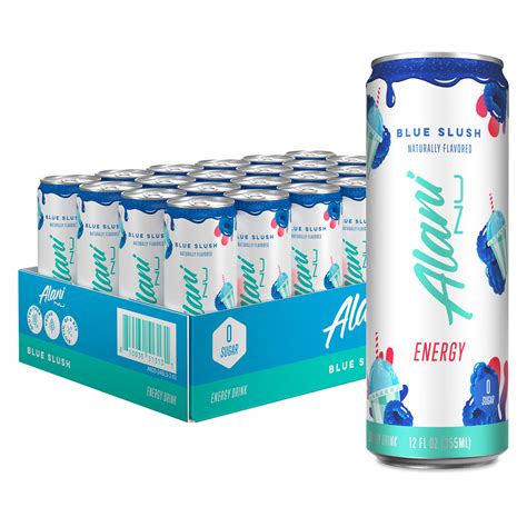 Amazon.com: Alani Nu Blue Slush Sugar Free, Low Calorie Energy Drinks ...
