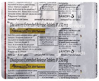 Depakote Xr 250 Tablet 15: Uses, Side Effects, Price & Substitutes