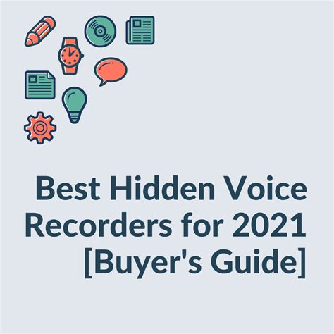 Best Hidden Voice Recorders for 2021 [Buyer's Guide] | SpyGuy