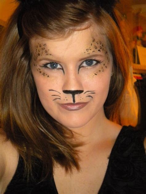simple cheetah face makeup