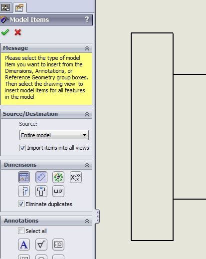 SolidWorks Dimensioning 的图像结果