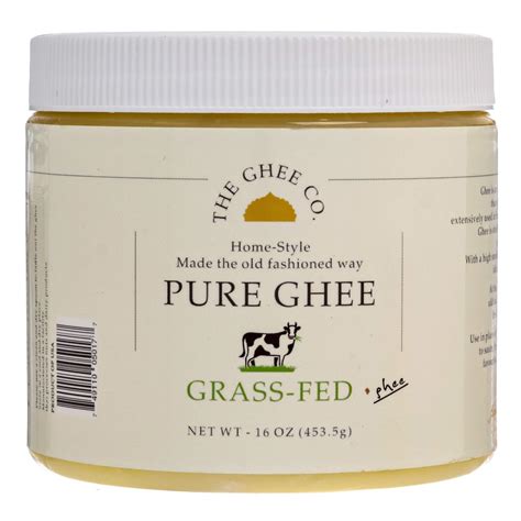 The Ghee Co, Product- Ghee, 16 oz , Made with Grade AA Butter , Plastic ...
