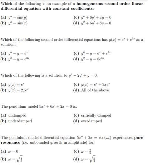 Image result for Example of Homogeneous Equation